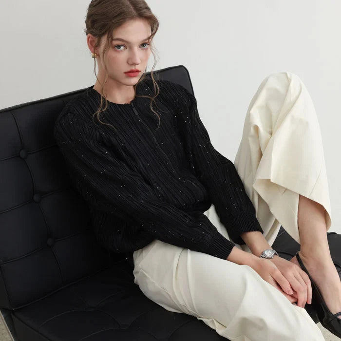 26SS : Tweed in Pleats
