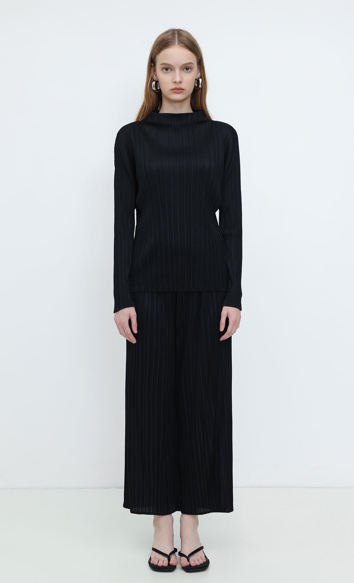Core Pleated Pants_Black