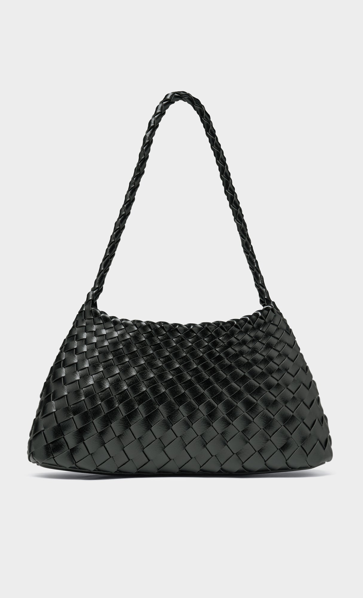 Nesia weaving shouler bag_black