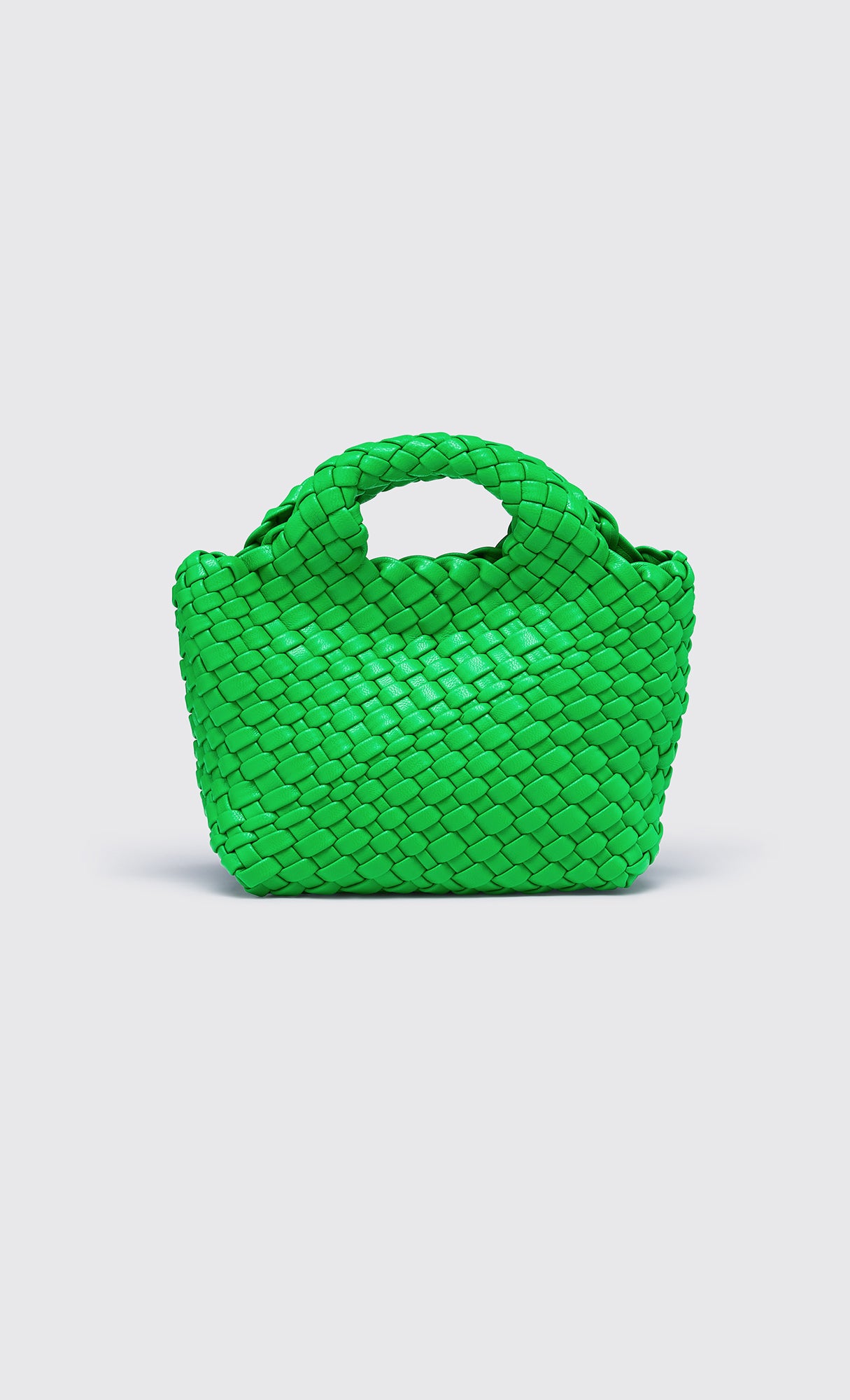 Color mini weaving bag_green