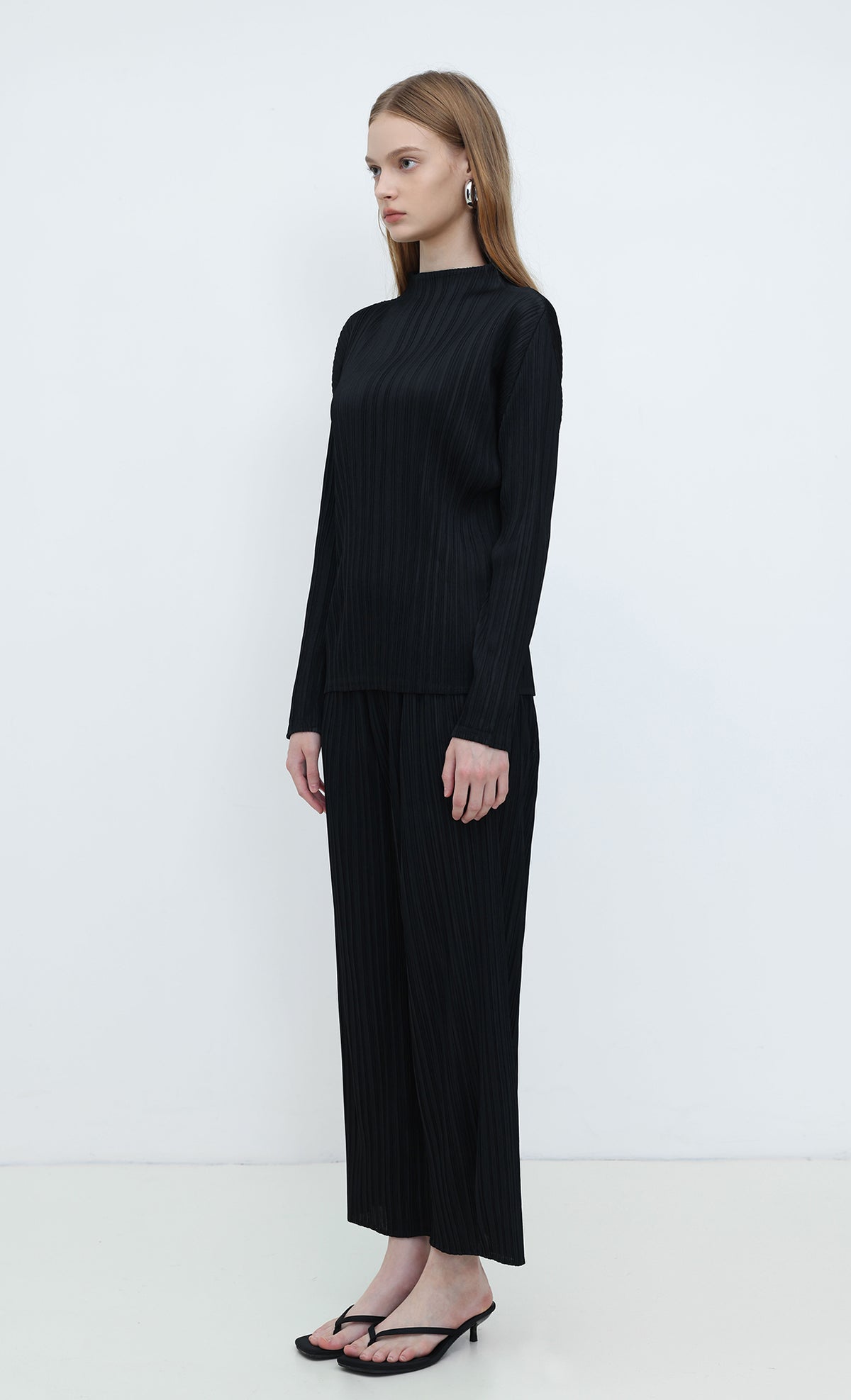 Core Pleated Pants_Black