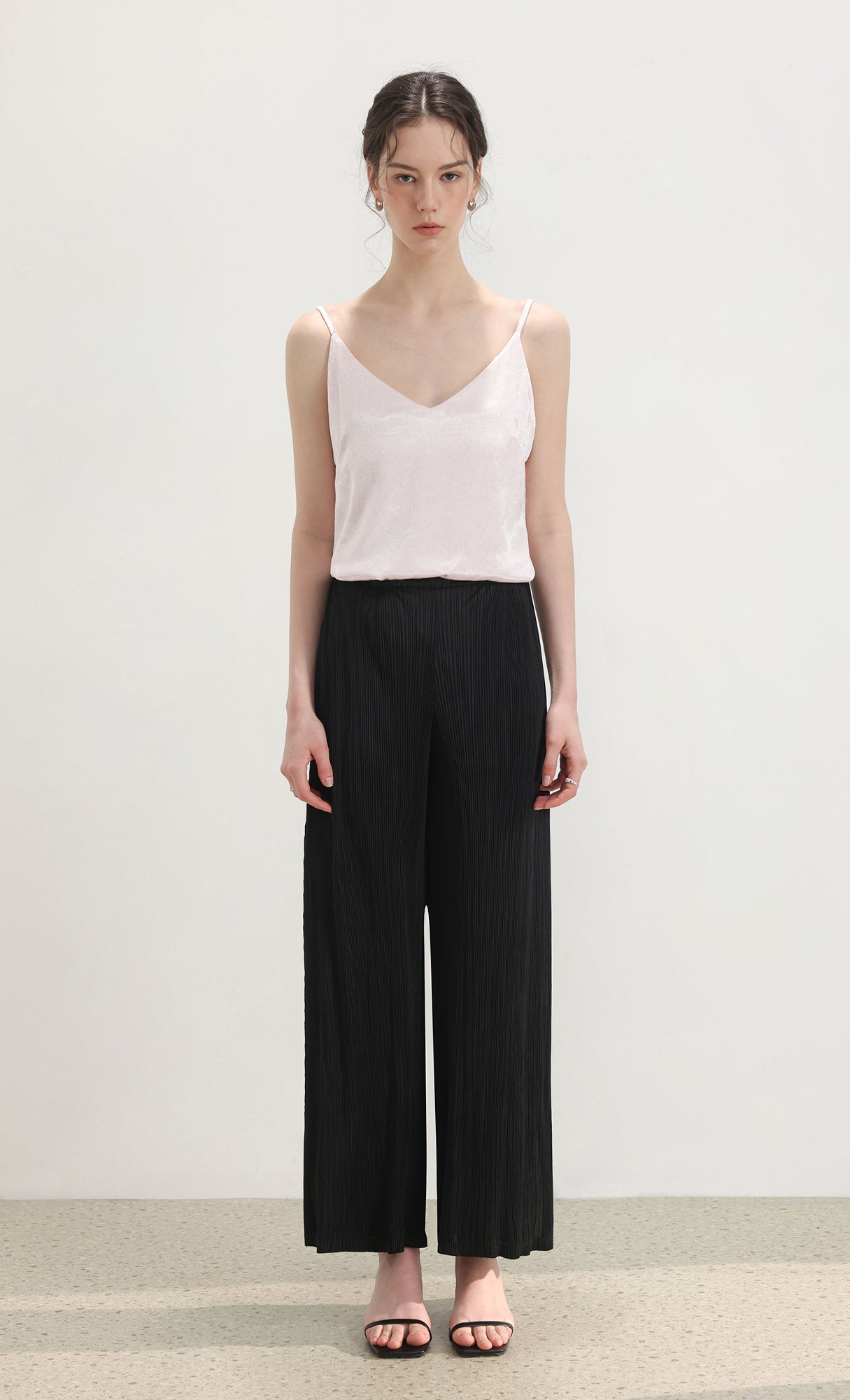 Zina pleated pants_black