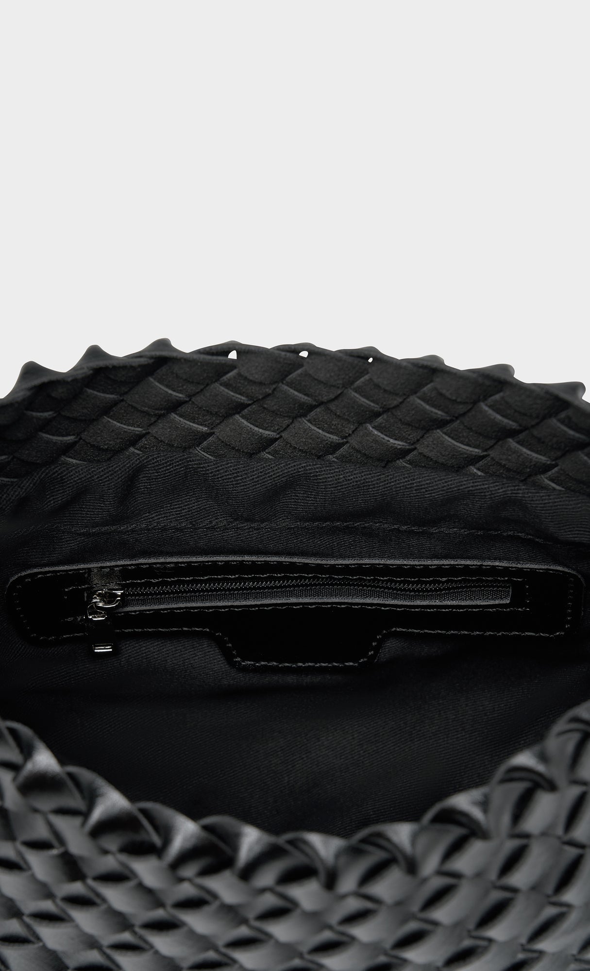Nesia weaving shouler bag_black