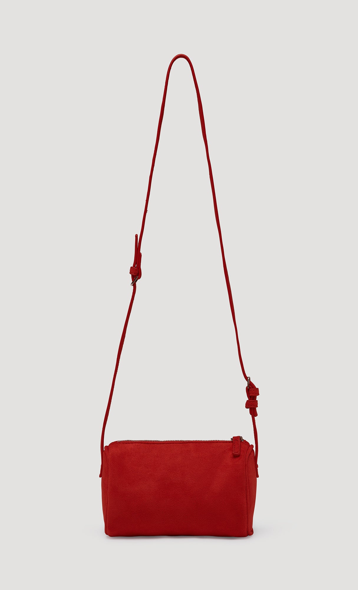 Luna Mini Suede Bag_Red