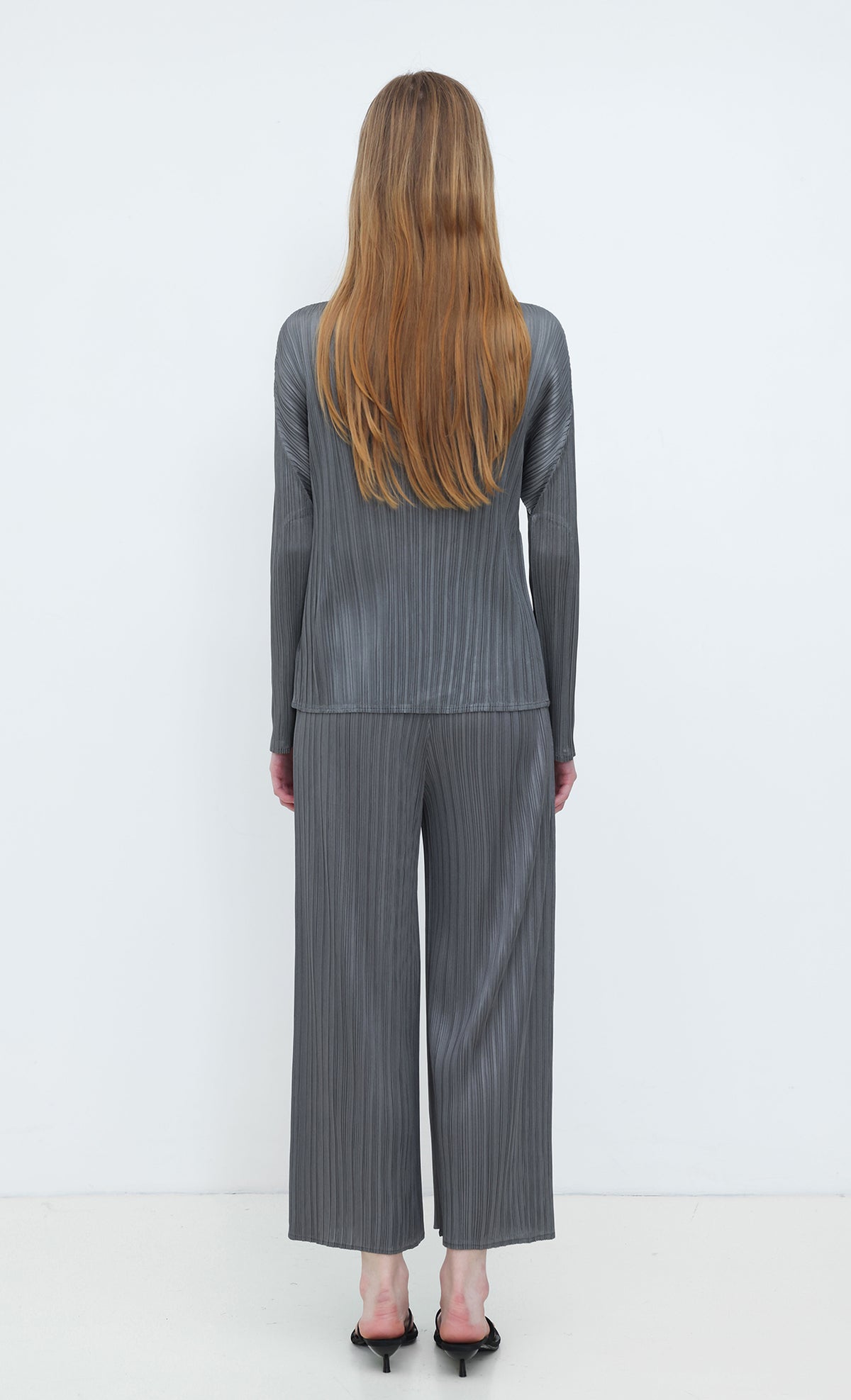 Core Pleated Pants_Charcoal