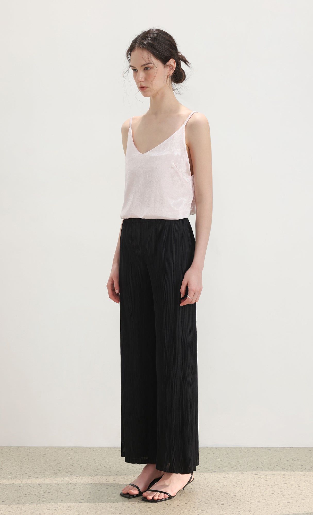 Zina pleated pants_black