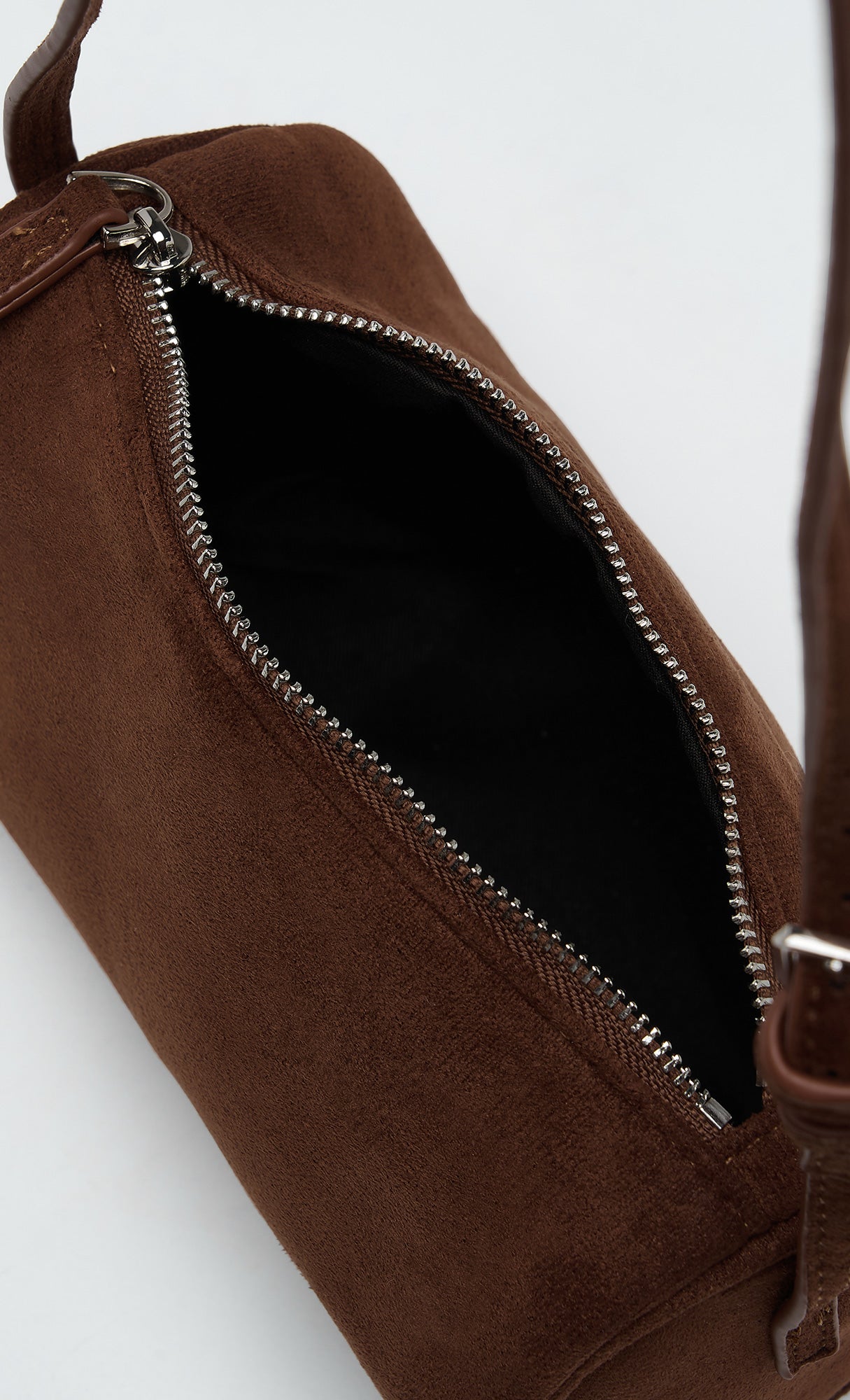 Luna Mini Suede Bag_Brown