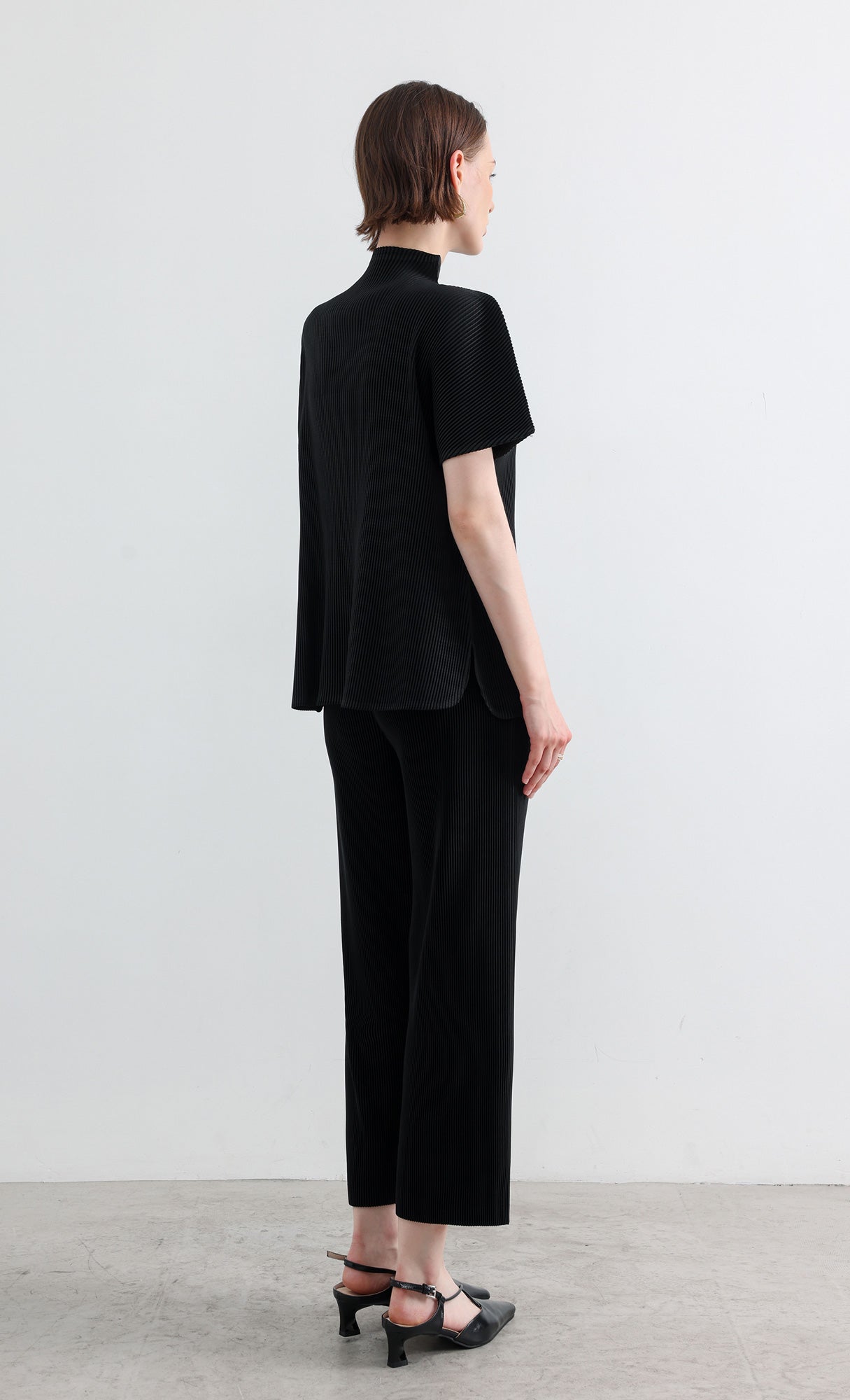 Essential Pleated Pants_Black