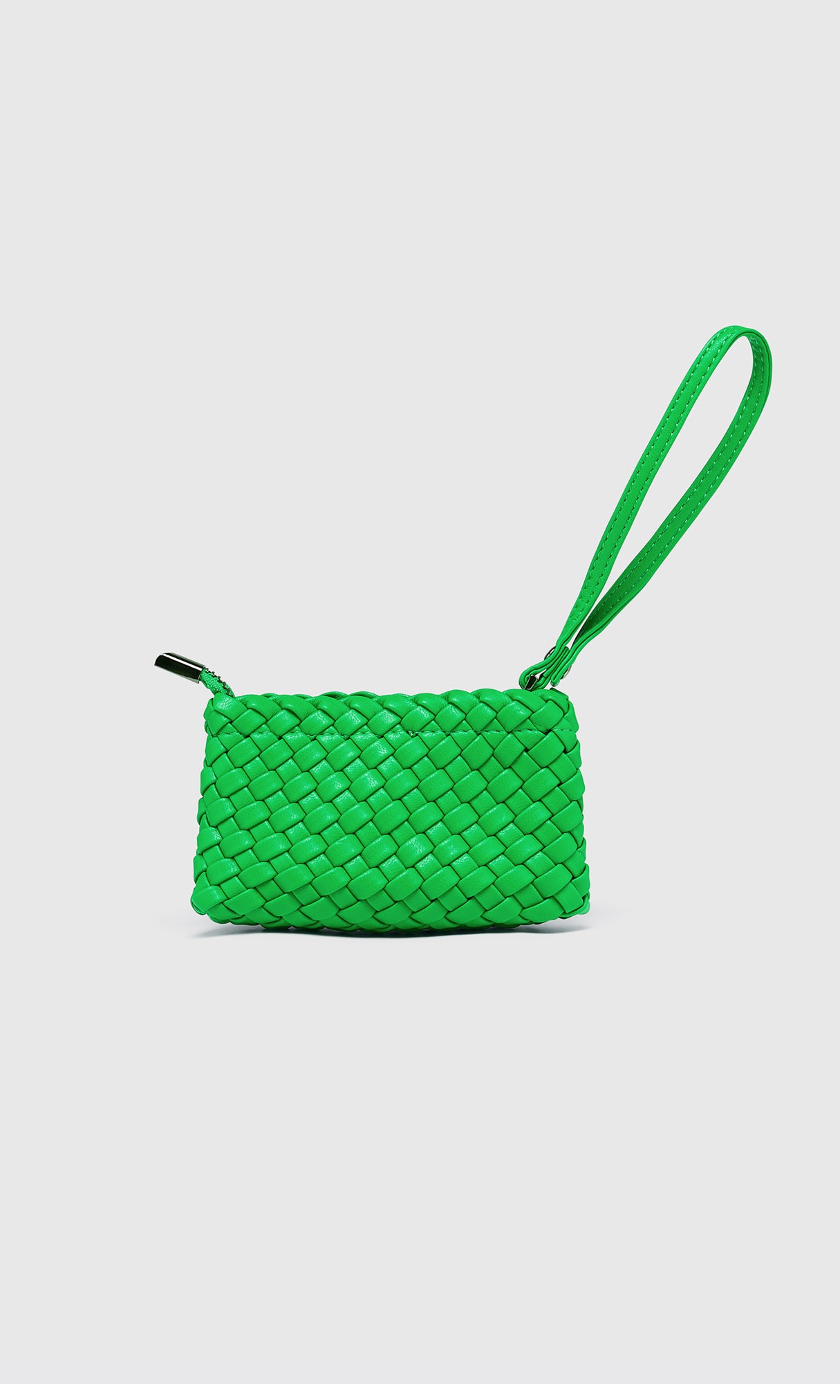 Color mini weaving bag_green