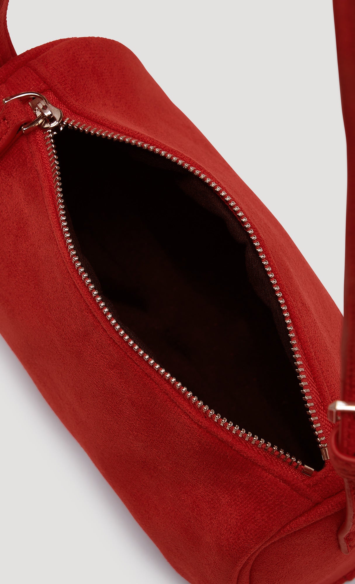 Luna Mini Suede Bag_Red