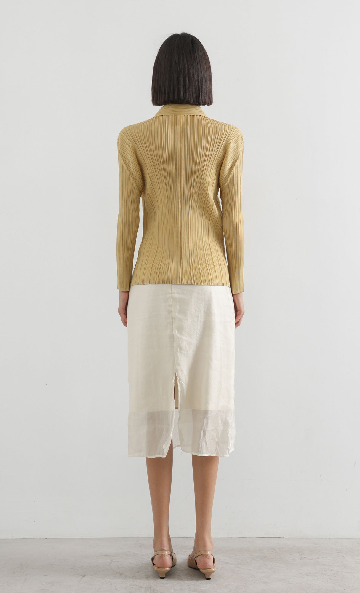 hush pleated shirts_camel