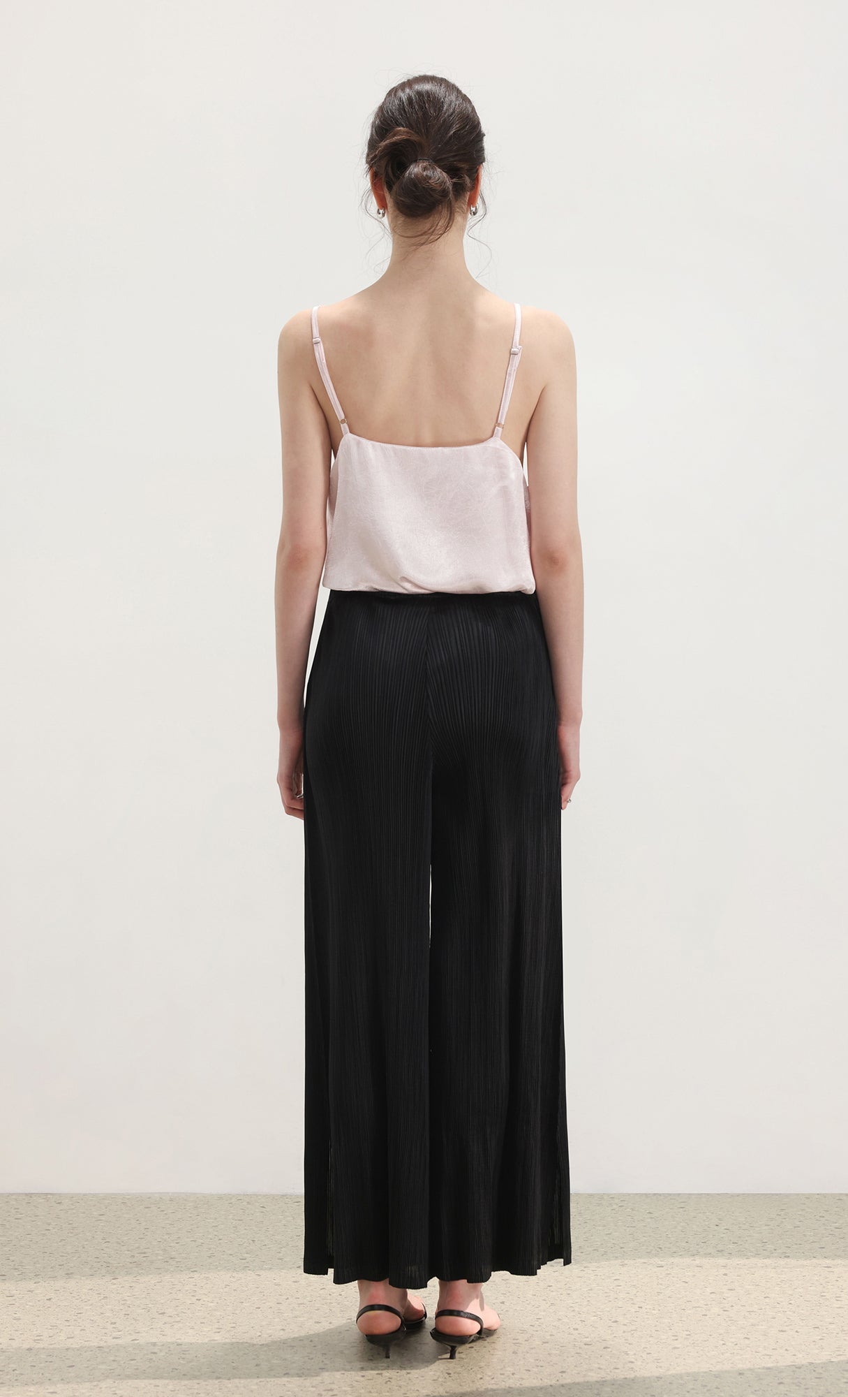 Zina pleated pants_black