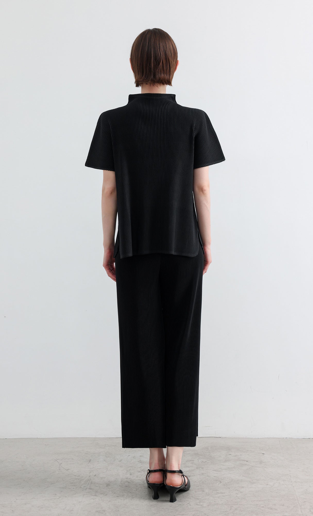 Essential Pleated Pants_Black