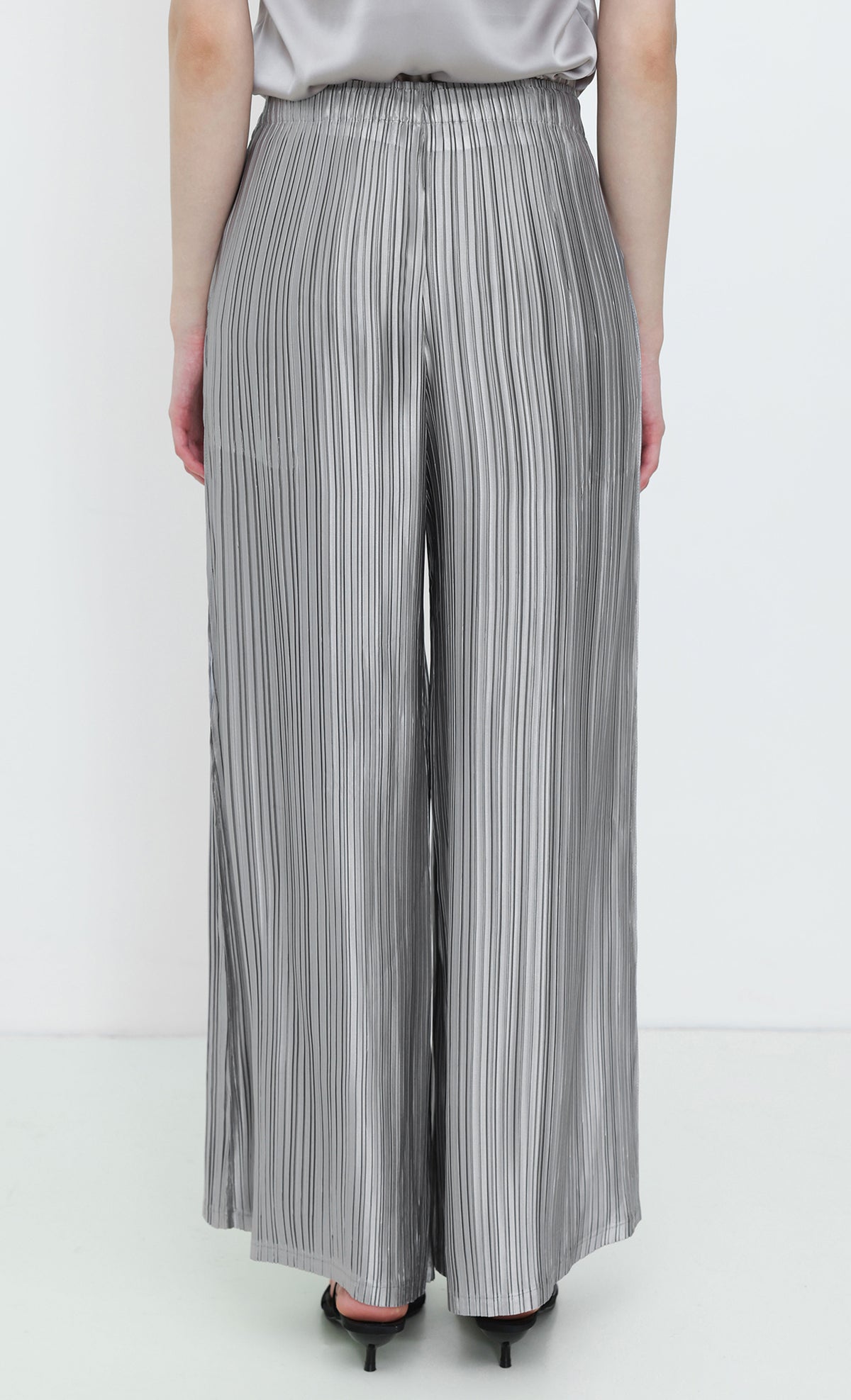 Core Satin Long Pants_Grey